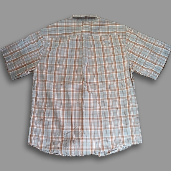 Carhartt Casual Button Down Short Sleeve Shirt Men's Size Large - Picture 2 of 5